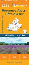 Regionale kaarten Michelin - Michelin Wegenkaart 527 Provence - Cote-d'Azur 2023