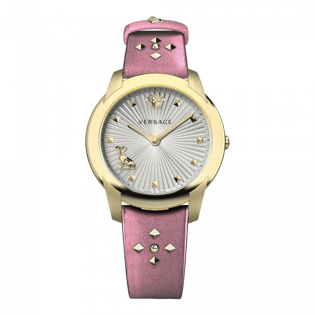 Versace VELR01219 horloge vrouw - Roestvrij Staal - goud