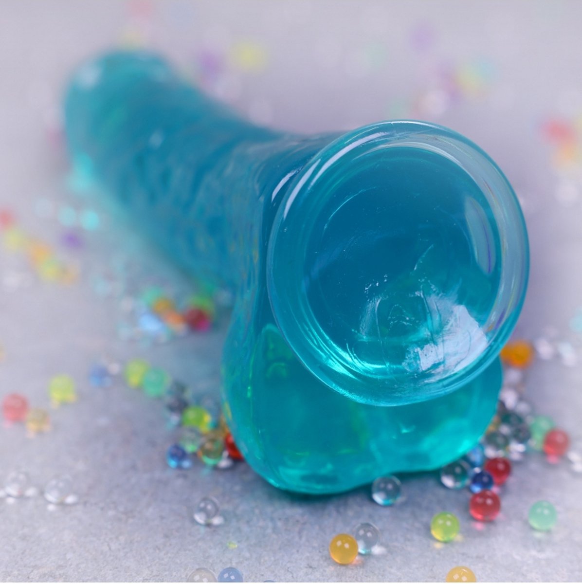 Goedkoopste 6 / 15 cm Realistic Dildo With Balls - Transparent