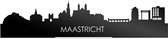 Standing Skyline Maastricht Zwart Glanzend - 40 cm - Woon decoratie om neer te zetten en om op te hangen - Meer steden beschikbaar - Cadeau voor hem - Cadeau voor haar - Jubileum - Verjaardag - Housewarming - Aandenken aan stad - WoodWideCities