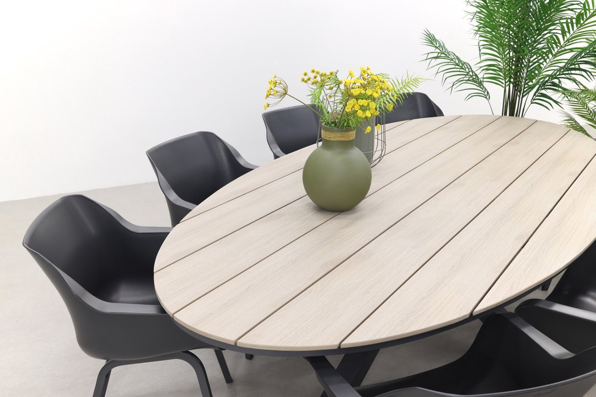 Hartman Sophie Element - Xerix / GI Edison 280x140 cm. tafel - ovale tuinset – foto 7