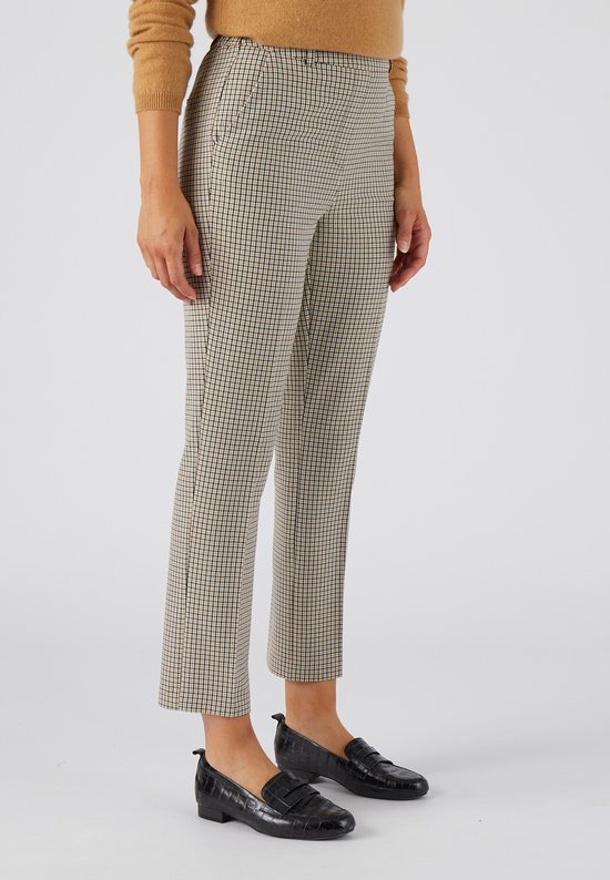 Damart - Pantalon 7/8 en tissu bi-stretch, à enfiler - Femme - Beige - 40 |  bol
