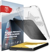 Rosso Privacy Screen Protector Geschikt voor Samsung Galaxy S22 - 9H Gehard Glas - Met Installatietray - Case Friendly Tempered Glass - Anti Spy - Eenvoudige Installatie
