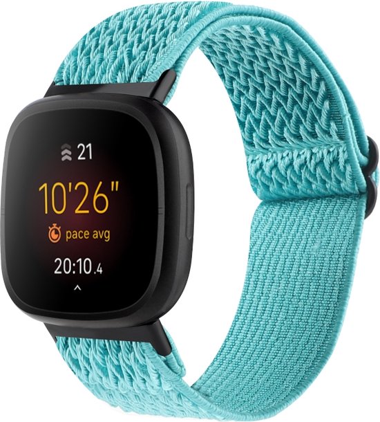 Bracelet en Cuir YONO adapté à Fitbit Versa 4 / Sense 2 - Bracelet en cuir  de