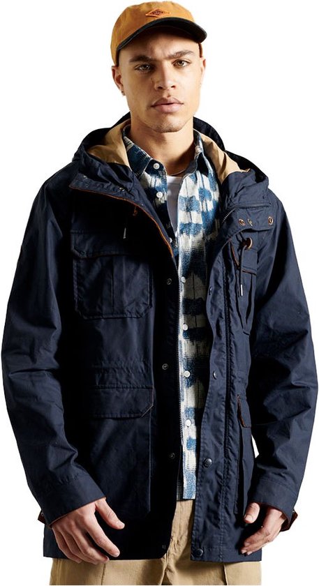 Superdry Mountain Jasje Blauw L Man