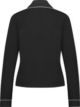 Hunkemöller Dames Nachtmode Jacket Jersey Essential - Zwart - maat M