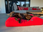 Dog's Companion - Hondenkussen / Hondenbed rood ribcord - S - 70x50cm