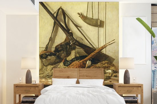 Behang - Fotobehang Trophies of the hunt - Schilderij van Claude Monet - Breedte 160 cm x hoogte 220 cm
