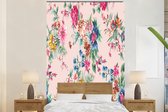 Papier peint - Papiers Papier peint photo Fleurs - Rose - Couleurs - Largeur 195 cm x Hauteur 300 cm