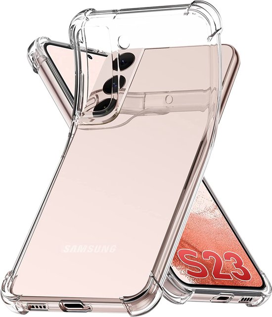 Casemania Hoesje voor Samsung Galaxy S23 Transparant - Anti Shock Hybrid  Back Cover | bol.com