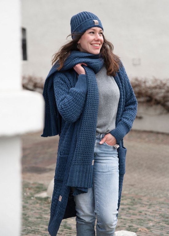 Knit Factory Robin Écharpe Tricotée Femme & Homme - Laura - 200x40 cm