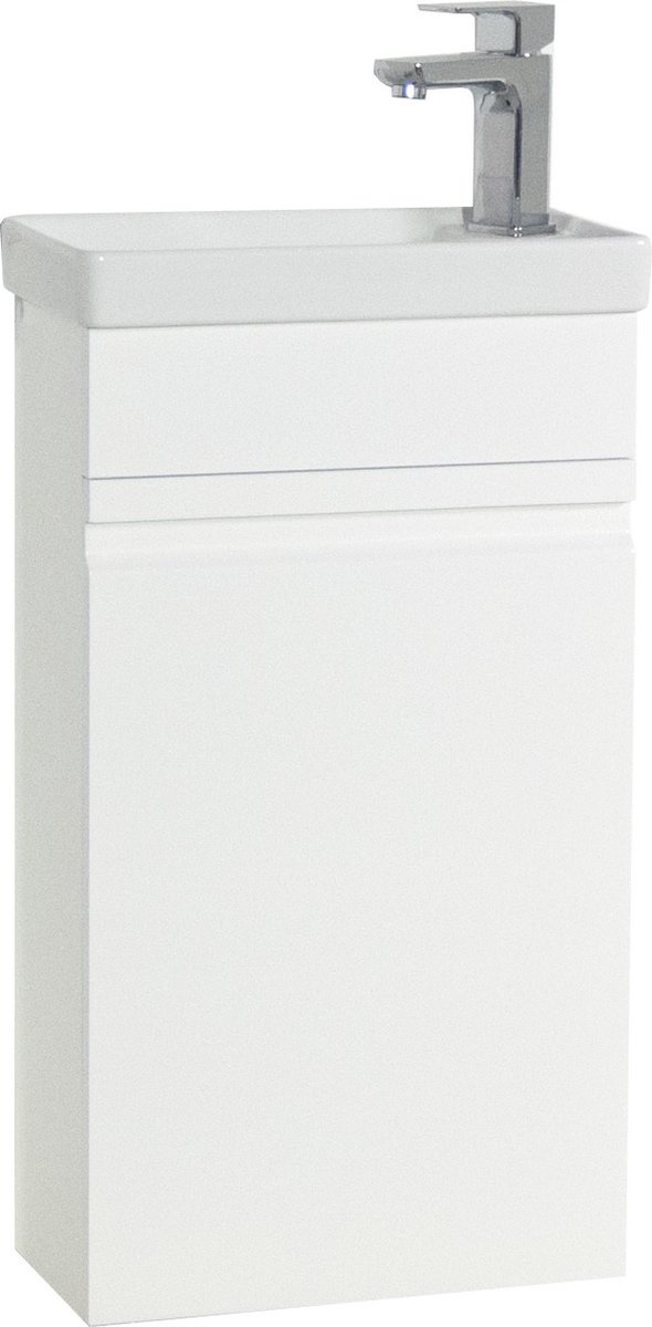 2-TLG Set | Waschplatz für Gäste WC | Gästebad | Waschtisch Toilette | Badmöbel Badezimmer Set – Lumia