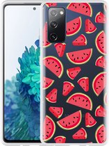 Hoesje Geschikt voor Samsung Galaxy S20 FE Watermeloen