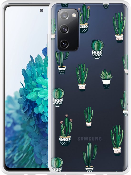 Samsung Galaxy S20 Fe Hülle Selbst Gestalten Samsung Galaxy S20 FE Hoesje Cactus - Designed by Cazy | bol.com