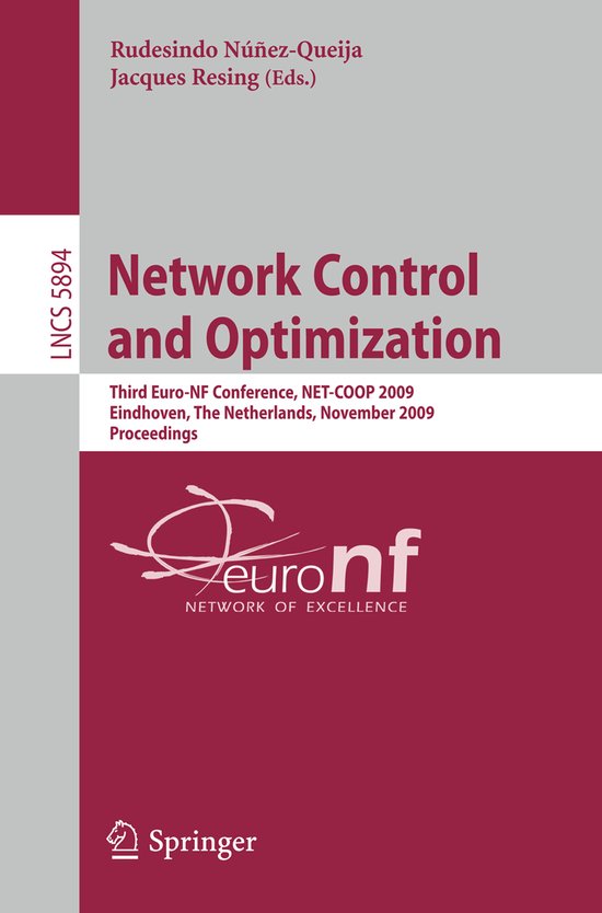 Network Control and Optimization - cover