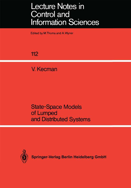 State-Space Models of Lumped and Distributed Systems - cover