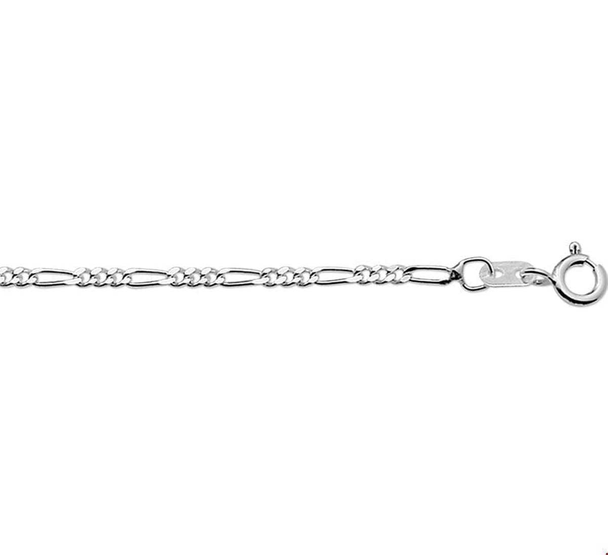 Zilveren Armband figaro 2 1001889 18 cm