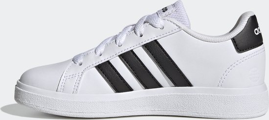 Baskets Adidas Original Grand Court 2.0 K Blanc - Streetwear - Enfant