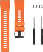 Bracelet en Siliconen - adapté pour Garmin Forerunner 30/35 - orange