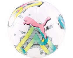 PUMA Orbita 6 MS Unisex Voetbal - Wit/Multicolour - Maat 5