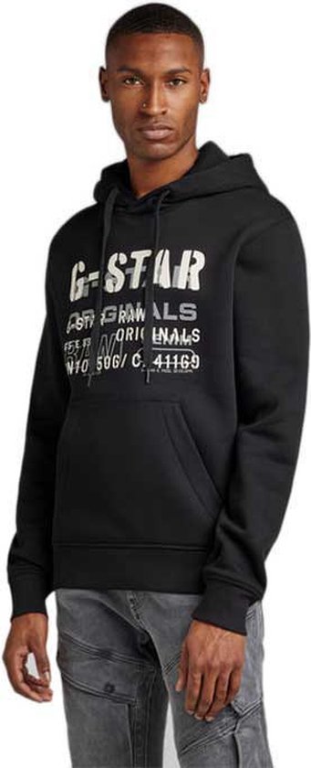 G-STAR Multi Layer Originals Sweat à Capuche Hommes - Noir Foncé - M