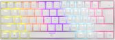 White Shark SHINOBI GK-2022 TKL Gaming toetsenbord met LED verlichting en Outemu Rode mechanische switches US Layout – Wit