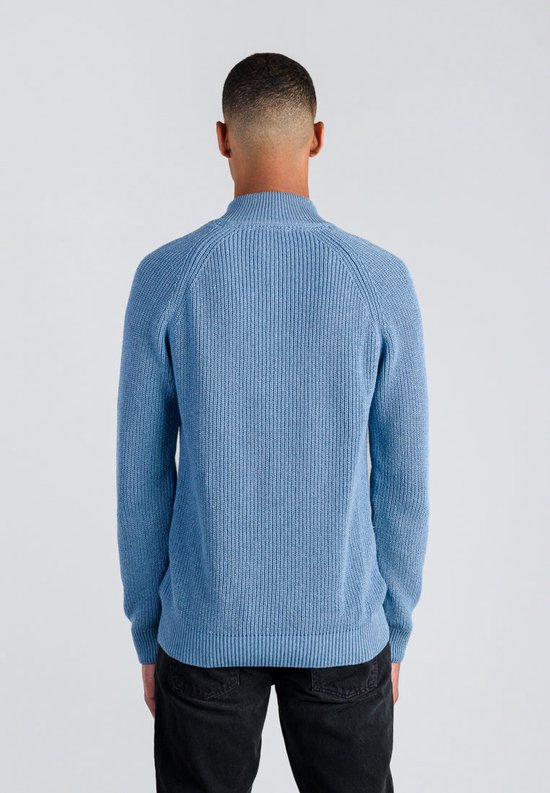 COTTON ZIP SWEATER