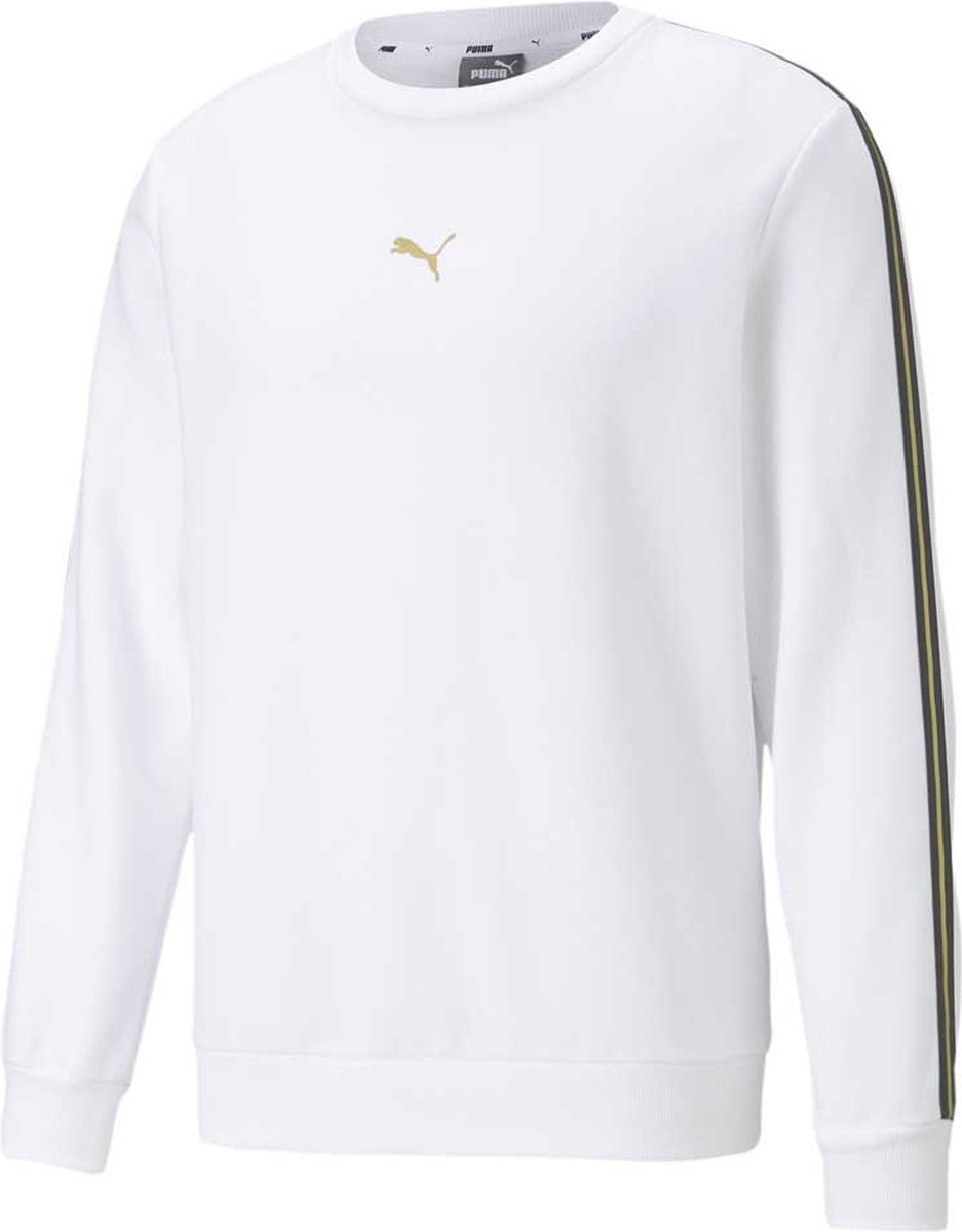 Puma Metallic Nights Crew Sweatshirt M Man Wit