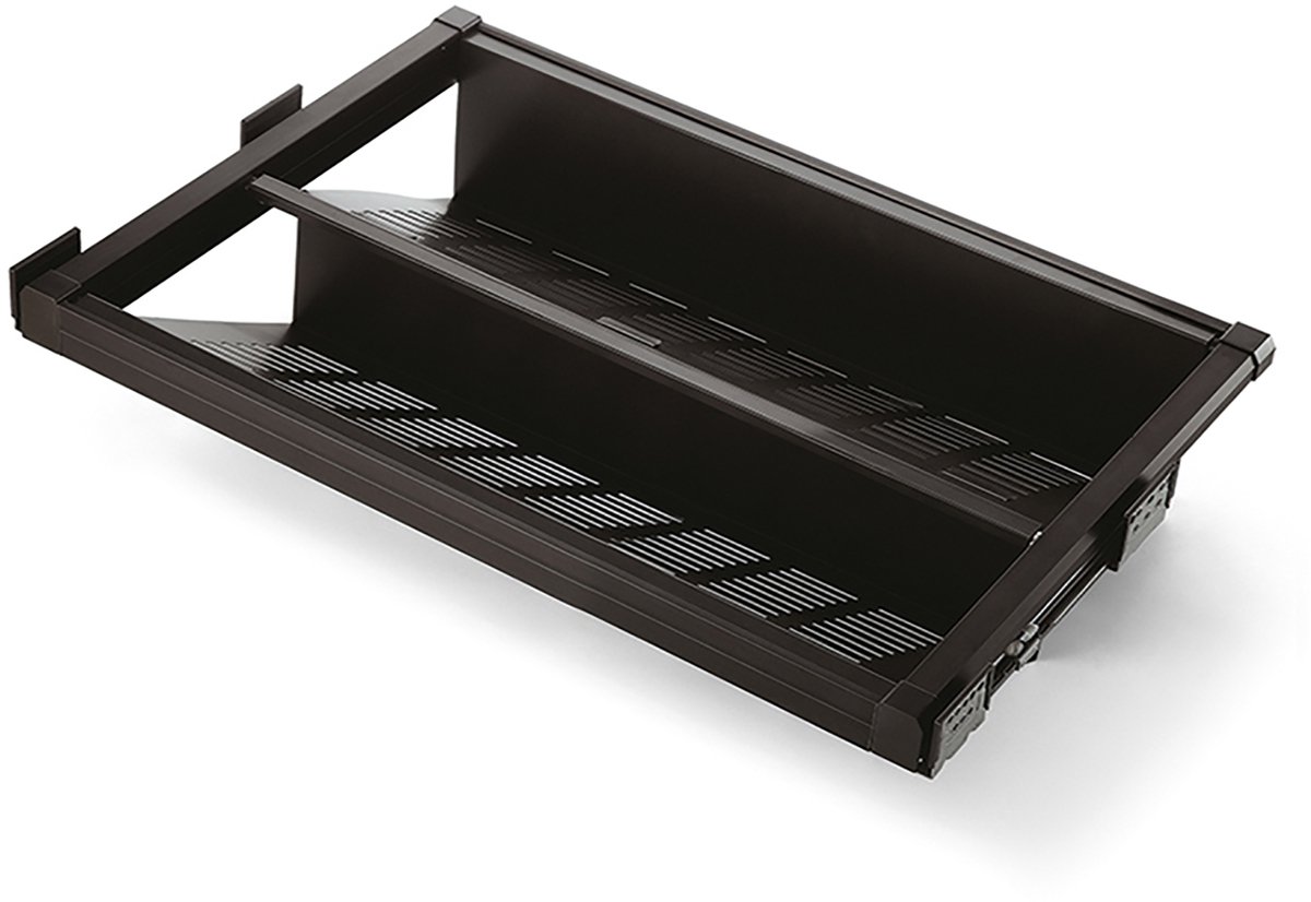 Emuca Uitschuifbaar flessenrek met zachte sluiting, links, 3