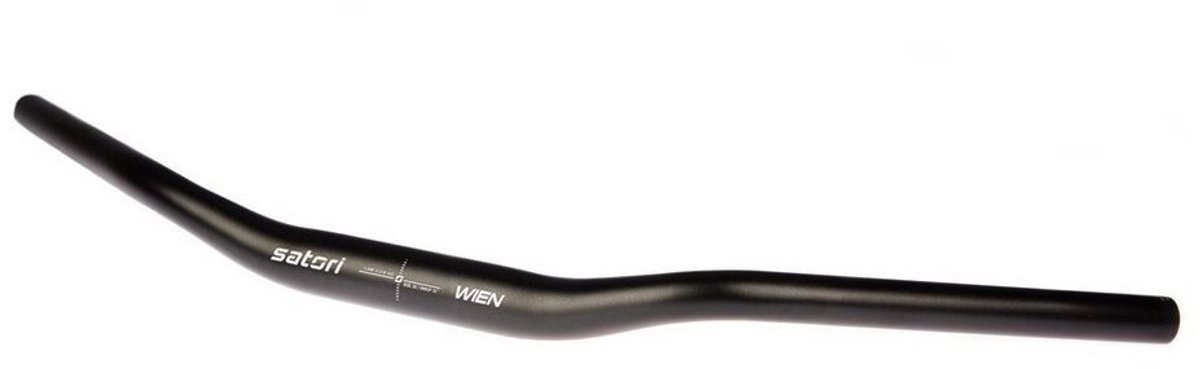 Satori Vlinderstuur Zone 600 Mm 31,8 Mm Aluminium Matzwart