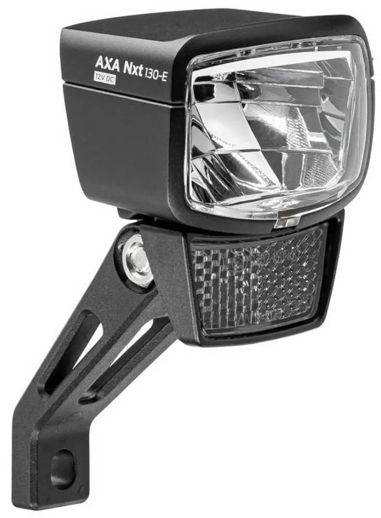 Axa 130 E-BIKE 6-12V koplamp - Zwart — afbeelding 2