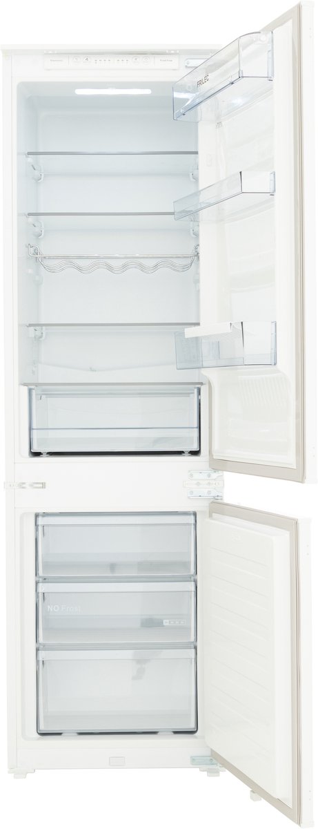 Frilec BERLIN278-NF-011E - Inbouw koel-vriescombinatie - 246 liter - No Frost - Drankenrek
