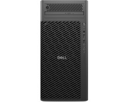 Dell Pro Max Tower T2 FCT2250 - Towermodel Core Ultra 9 285 tot 5.6 GHz - vPro Enterprise - RAM 32 GB - SSD 1 TB - SED, NVMe, TLC - Intel Graphics - Gigabit Ethernet - Win 11 Pro - monitor: geen - zwart - BTS - met 3 jaar Basic Onsite