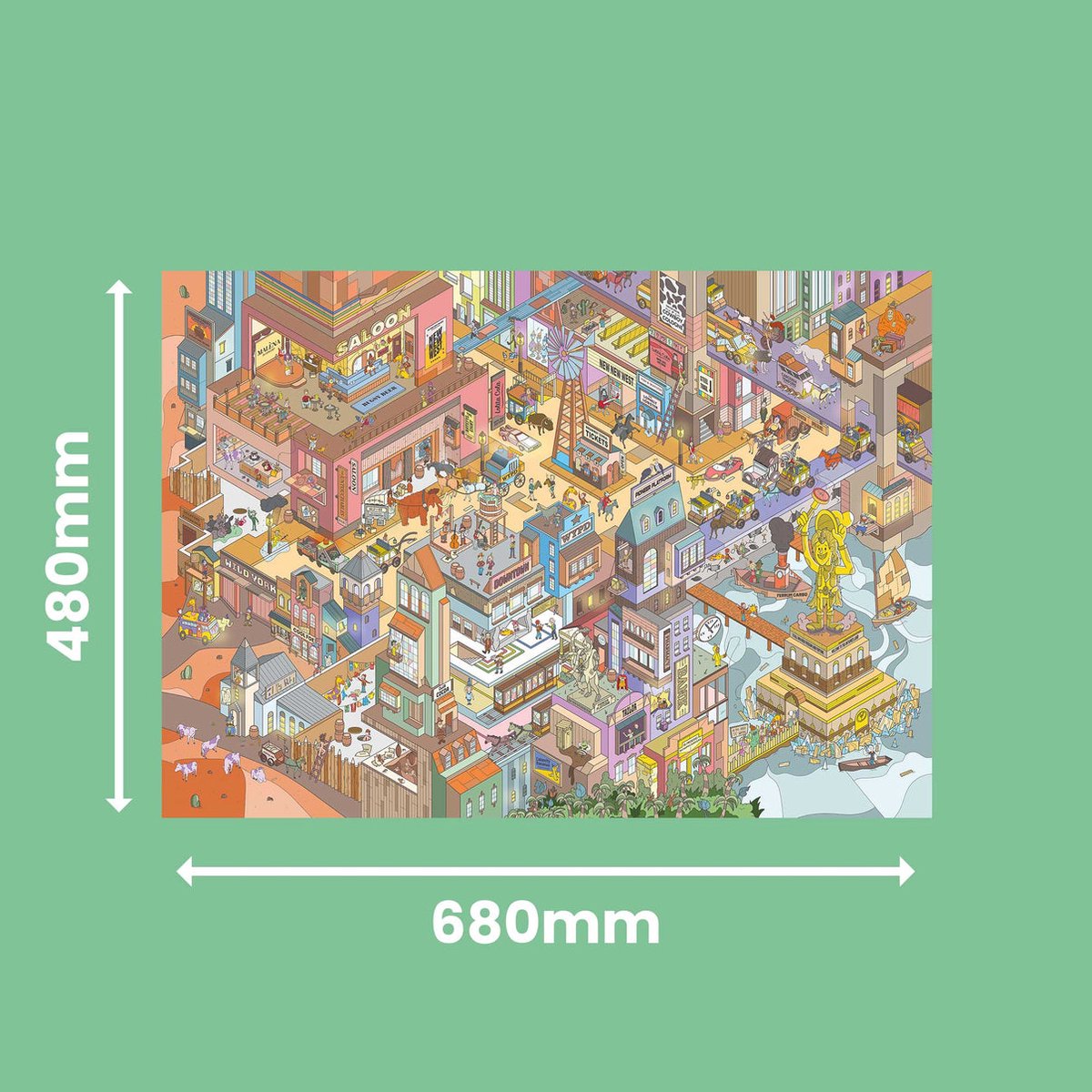Puzzle in a Bag - City Escape Puzzel 1000 Stukjes - Escape Room Puzzel voor Volwassenen - Ideaal cadeau voor puzzelaars die van een uitdaging houden — cadeau in Spellen & Speelgoed - foto 5