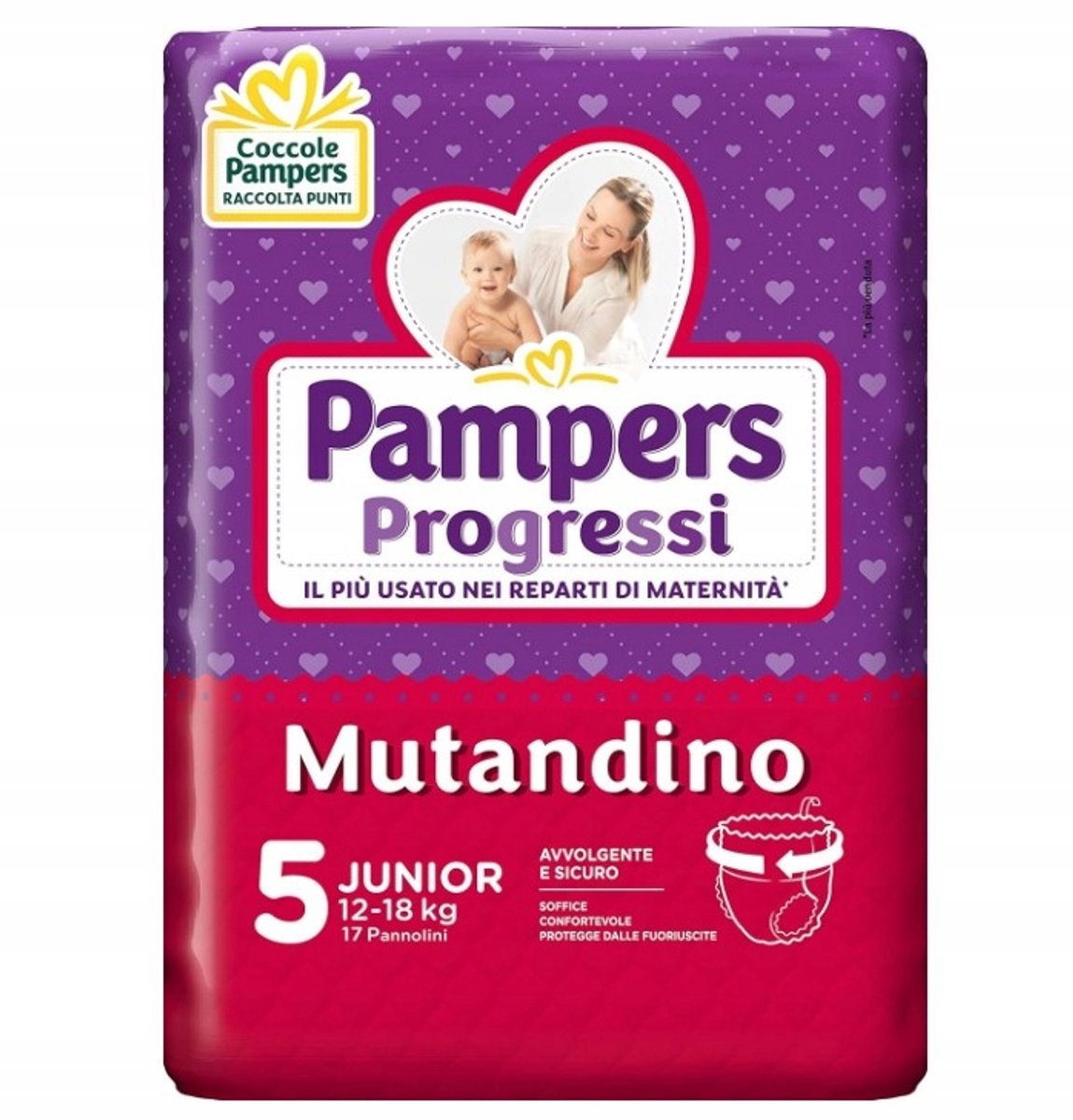 Pampers Progressi Maat 5 - 17 Luiers voor Kinderen 12-18kg