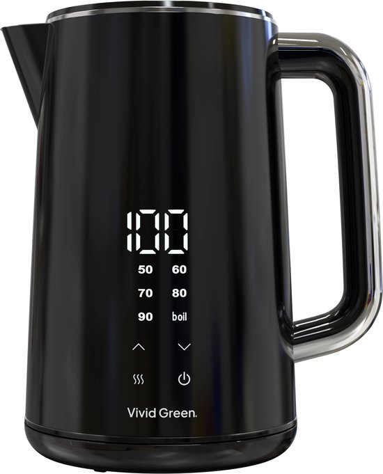 Vivid Green Waterkoker met Temperatuurregeling