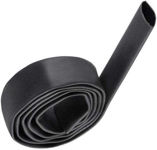 TA-VIGOR Krimpkous 50mm, Transparante Krimpslang 1 m, 3