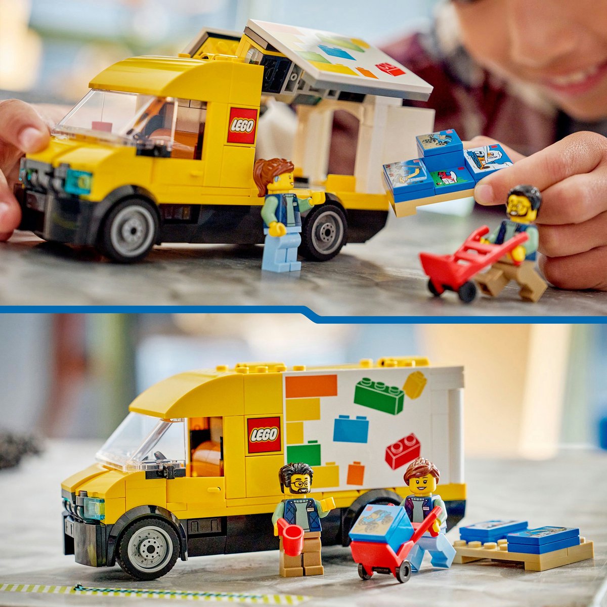LEGO® City: De LEGO Bestelwagen - Bouw- en Speelset voor Autofans Vanaf 6 Jaar - Met 2 Minifiguren - 60500 — afbeelding 6