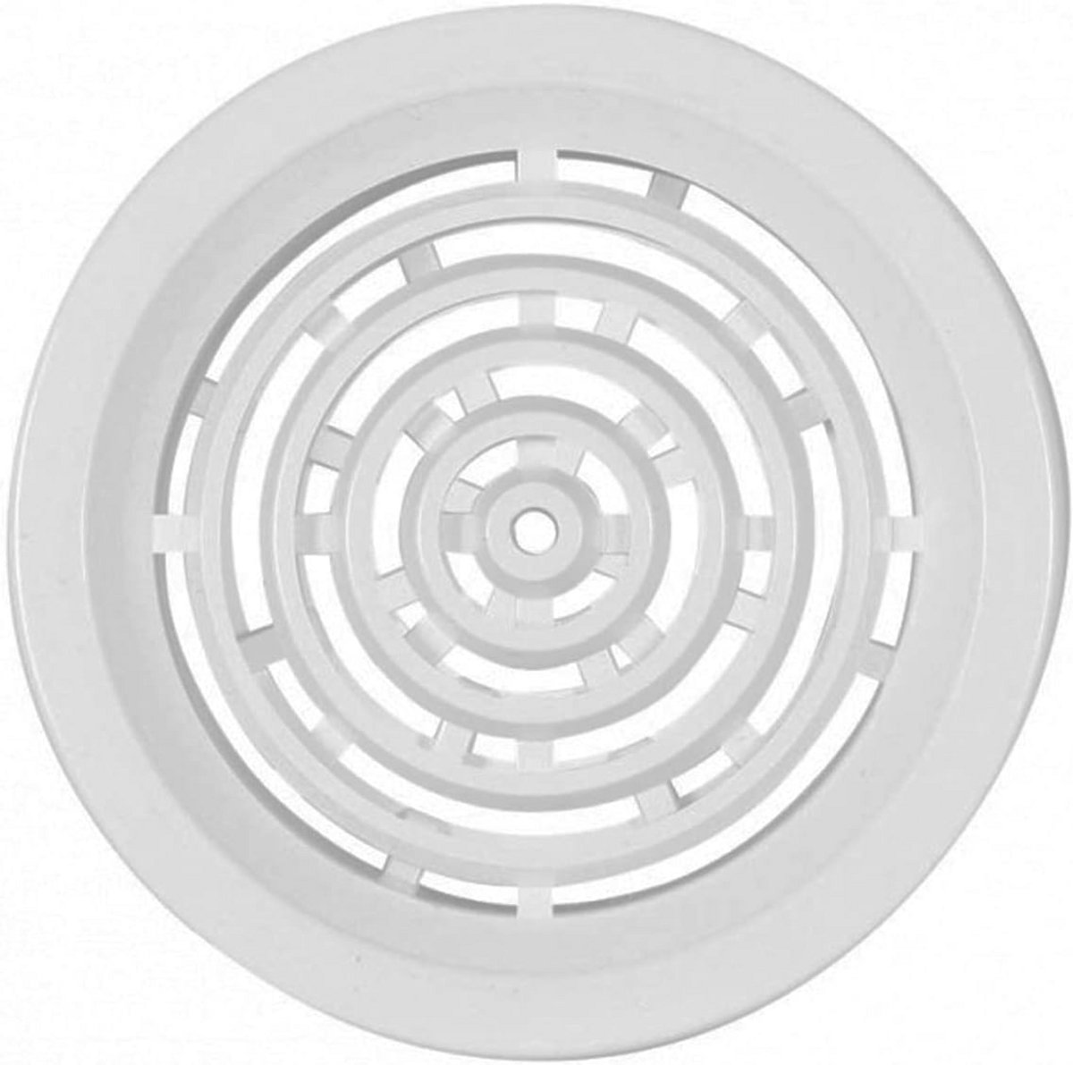Ronde Ventilatieroosters Set van 4 - 60 mm - Kunststof Weiß