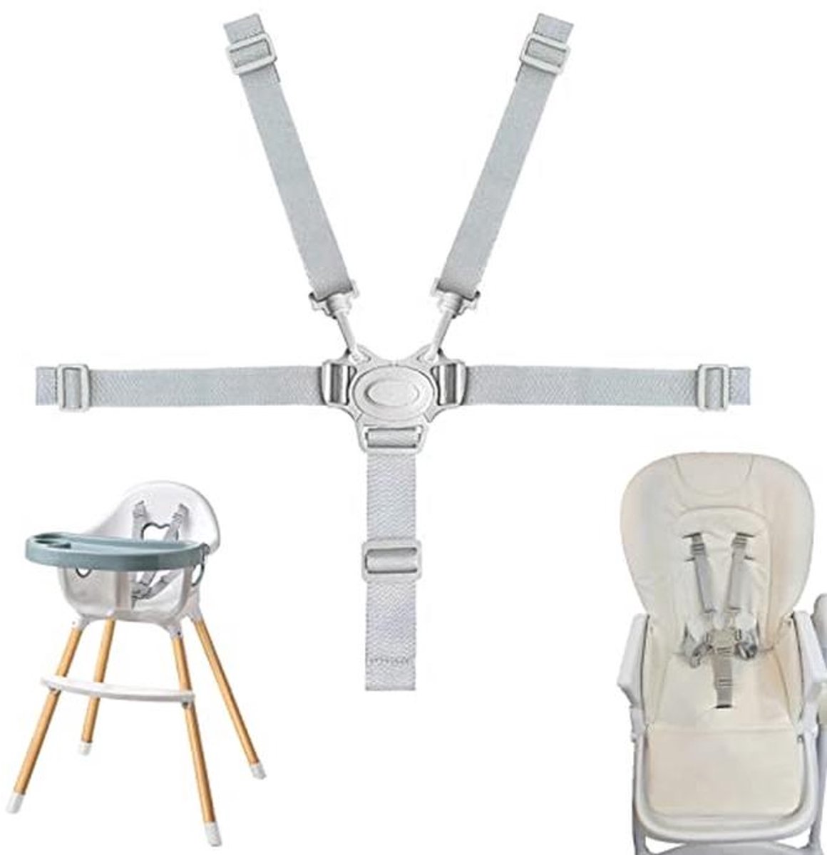 Veiligheidsgordel voor Kinderwagens en Autostoelen - 5-Punts Riem voor Optimale Bescherming