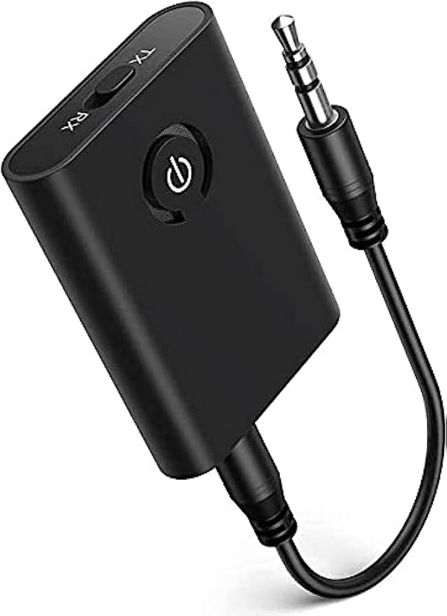 2-in-1 Bluetooth 5.0 Zender en Ontvanger voor TV, Hoofdtelefoon en Stereo