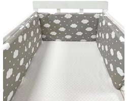 Wiegbeschermer - zacht en veilig - beschermt de slaap van je baby - voorkomt stoten - geschikt voor wiegjes en babybedjes - hypoallergeen - wasbaar - 200*30 cm -Stijl 2