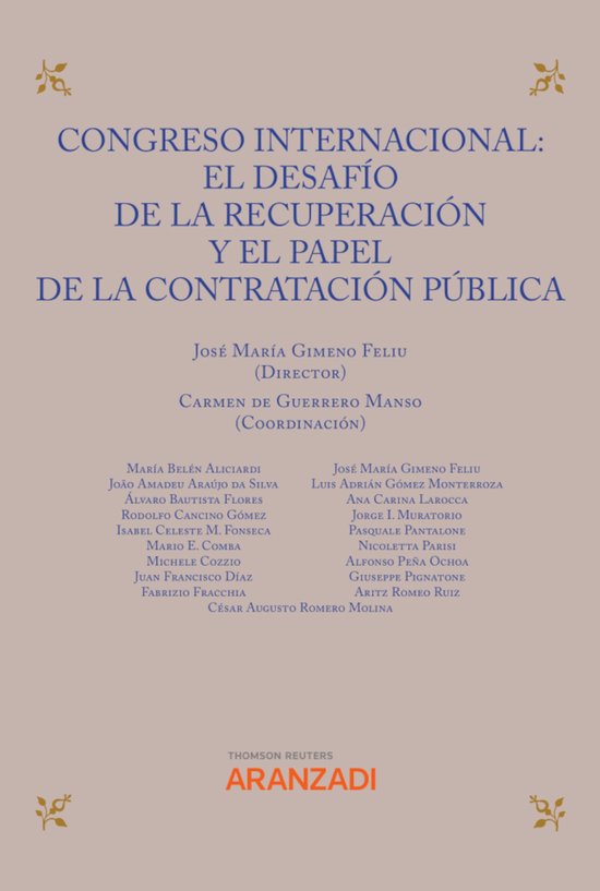 Congreso internacional: el desafío de la recuperación y el ... - cover