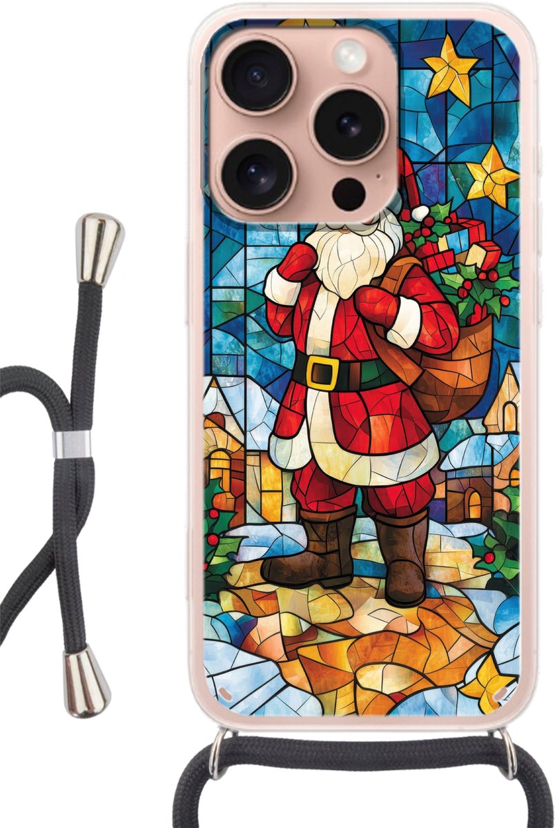 Kerstman - Glas - Kleurrijk