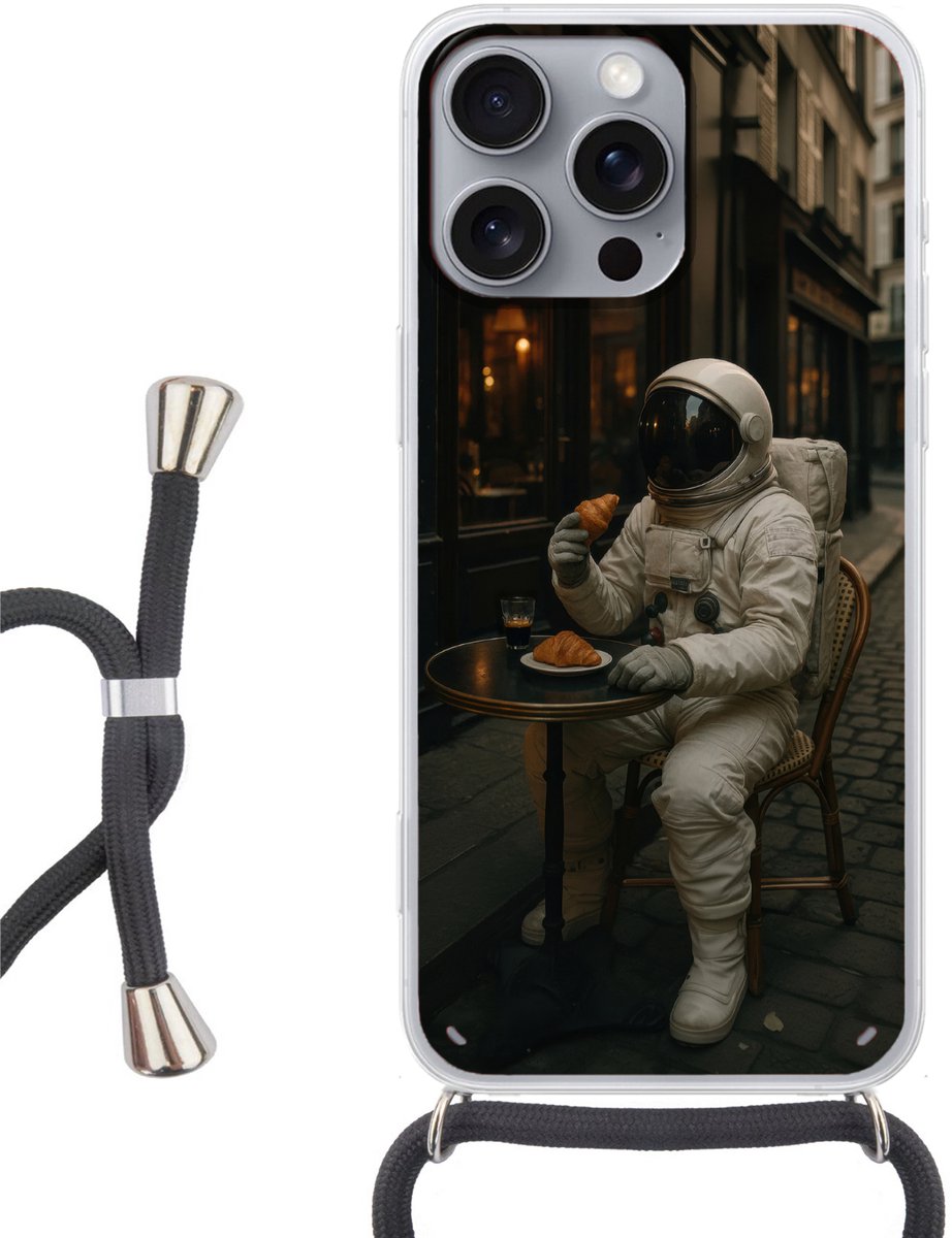 Café - Croissant - Koffie - Astronaut