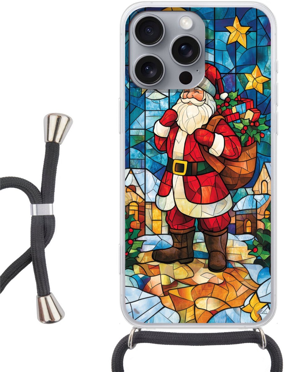 Kerstman - Glas - Kleurrijk
