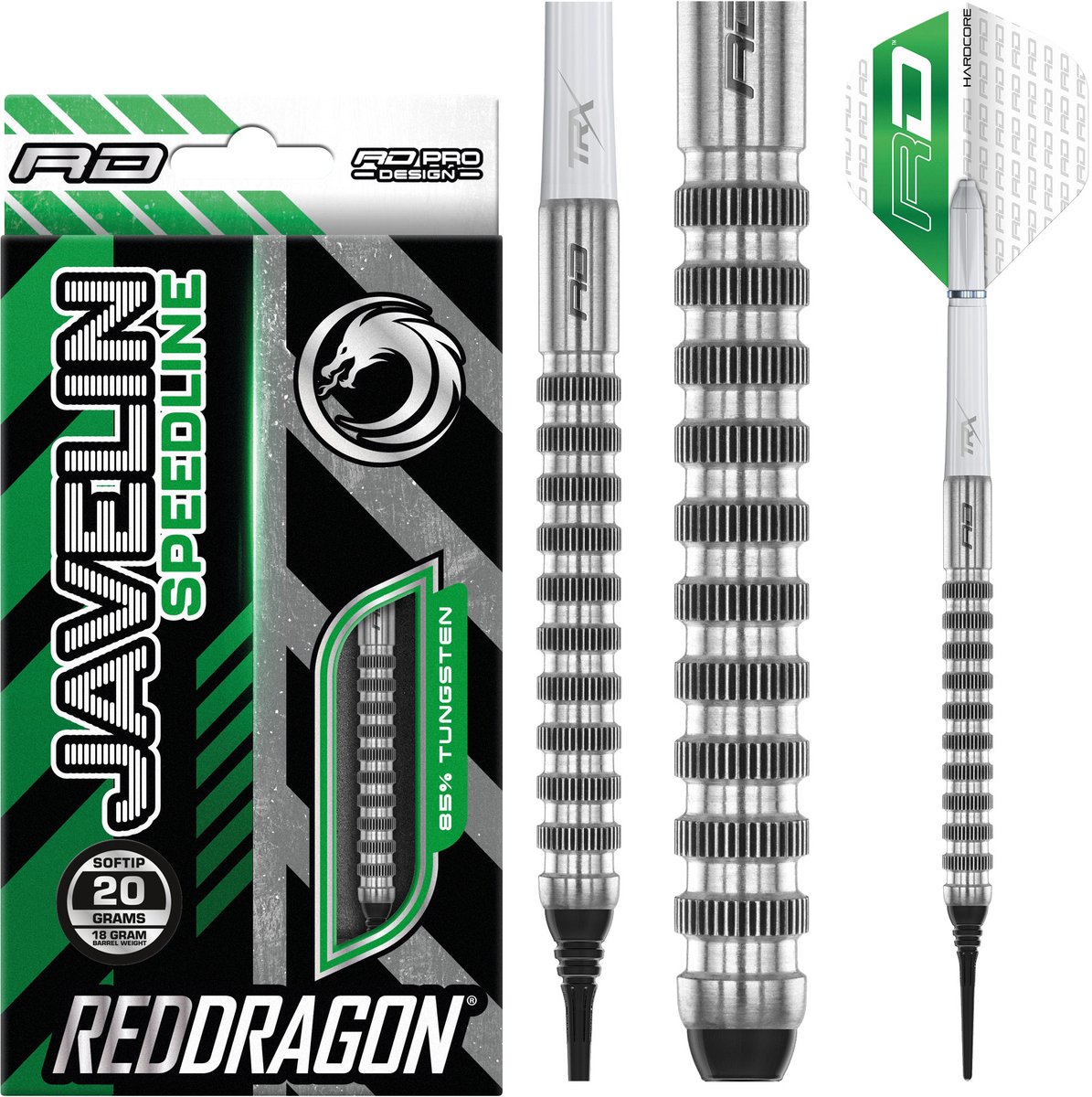 Red Dragon Javelin Speedline 85% - Soft Tip Darts