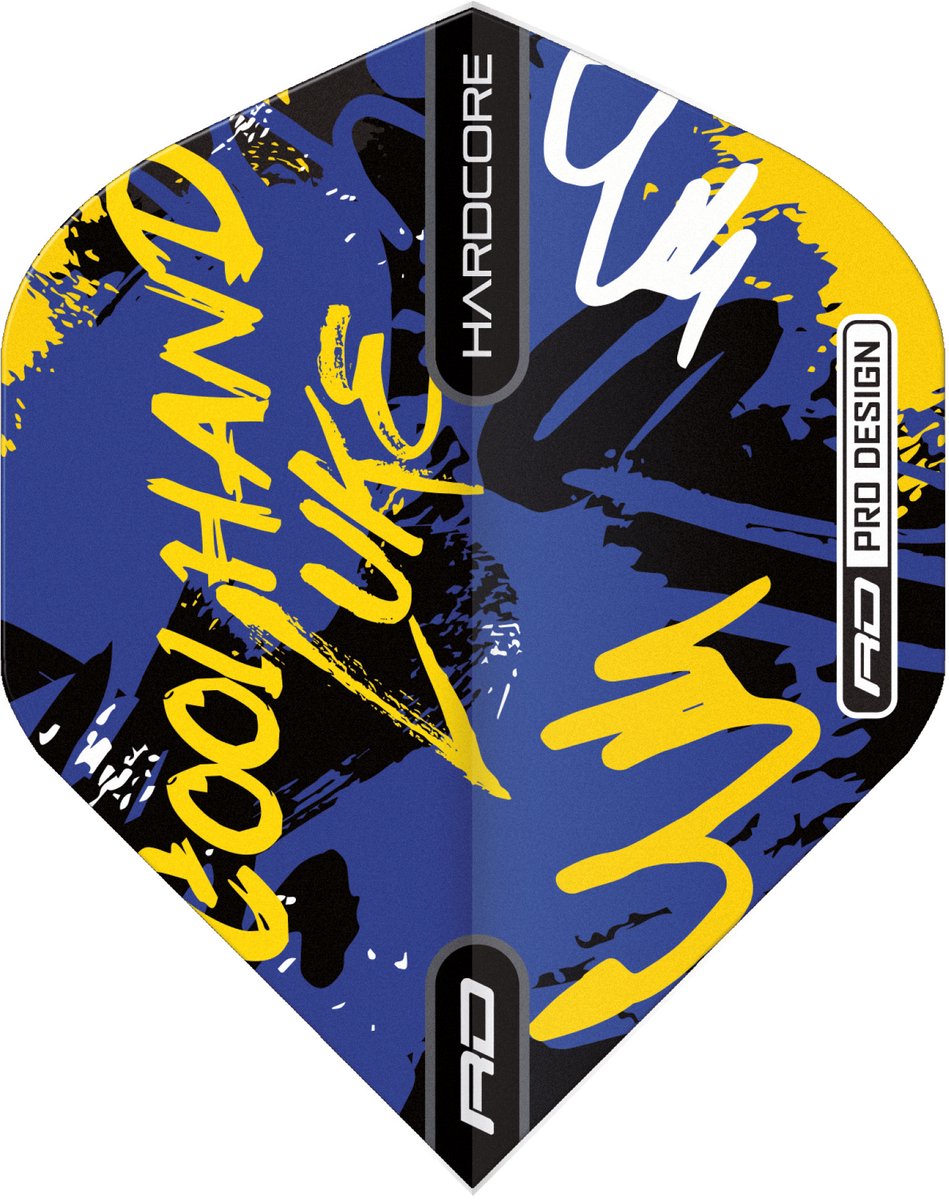 Red Dragon Luke Humphries Graffiti Blue Hardcore Standard - Dart Flights