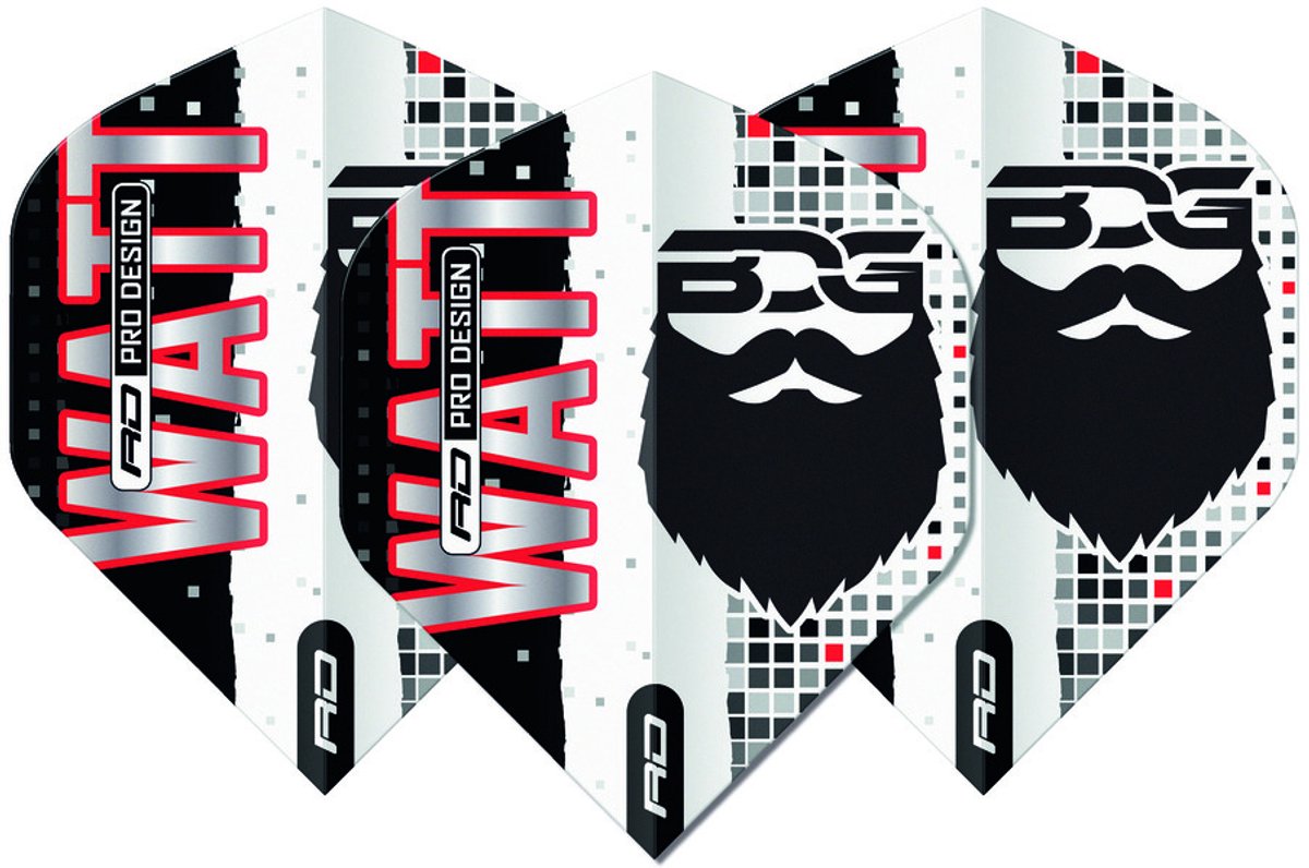 Red Dragon Jason Watt BDG Hardcore Premium - Dart Flights