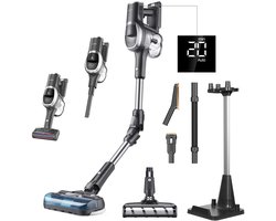 JIMMY JV9 Pro Aqua Cordless Vacuum Cleaner - 160AW Suction Wet and Dry Cleaning 45min Runtime HEPA Filter LED Display